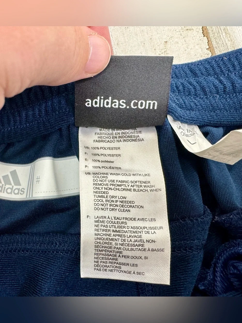 Adidas Climalite Men’s L Sweatpants Blue